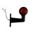 Lampa obrysowa przednio-tylna na wysięgniku gumowym prawa / lewa